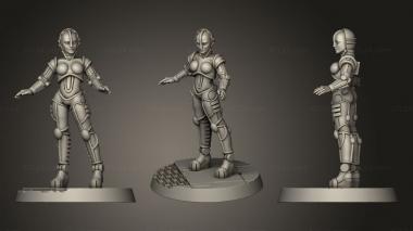 Military figurines M4 R14 3d model